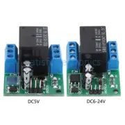 DC 5V 6V-24V Double Pole Double Throw DPDT Self-locking Bistable Relay Module