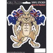 Sticker Kangaroo Flags, Vinyl
