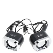 NNEOBA Portable Bass Computer Speakers with Subwoofer (Black)