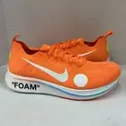 Nike Off-White Zoom Fly Mercurial Flyknit Orange 2018 Sz 13 Brand New AO2115-800