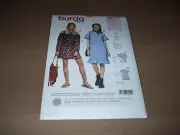 Burda Pattern 6402 Misses' Semi-Fitted Dress w/Sleeve Variations Sz 8 ~ 18 Unc