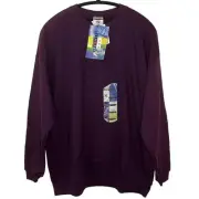 Jerzees Sweatshirt Adult XL Eggplant Purple Blank Streetwear USA Crewneck