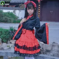 在飛比找樂天市場購物網優惠-【動漫cos】二次元女僕裝動漫cosplay舞臺錶演出服舞蹈