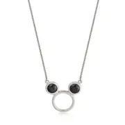Disney Couture Kingdom Precious Metal - Mickey Mouse - Outline With Black Ears Necklace