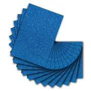 Royal Blue Glitter HTV 12 PCS 12" x 10" Bundle Sheets Heat Transfer Iron on V...