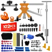 102Pc Car Paintless Dent Repair Kit Auto Body Dent Puller Car Dent Removal Tools
