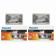 2 pc Philips Low Beam Headlight Bulbs for Mitsubishi Cordia Galant Van od (for: Mitsubishi)