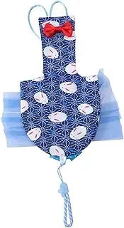 Generic Parrot Flight Suit Diaper for Pet Birds Washable Bird Clothes with Bowknot Decor Lightweight Breathable for Conures Lovebirds Budgies and Cockatiels