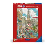 1000pc Ravensburger Utrecht Landscape Art Family Jigsaw Puzzle Set