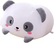 Panda Plush Stuffed Animal, Cute Panda Plushie Cylindrical Body Pillow Toy Gifts for Kids Birthday, Valentine, Christmas, 8inch