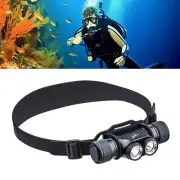 Dive Headlight Underwater,USB C Rechargeable,Waterproof Light Fishing Scuba