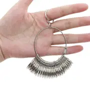 RING SIZER FINGER MEASURE GAUGE BRITISH UK A-Z SIZES FOR MEN & WOMEN REUSABLE