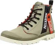 [Palladium] PAMPA HI OUTZIP OVERLAB High-Top Sneakers with Side Zip