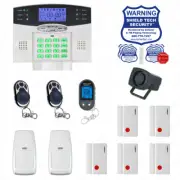 Wireless Burglar Alarm System Phone Line Auto Dialer US Home House Smart PSTN GQ