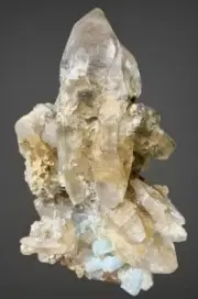 Wow Quality Aquamarine with Rutile Quartz Collection Specimen