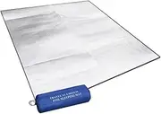 Camping Mat, Aluminium Foil Foam Sleeping Mats for Camping, Heat Insulated Tent Floor Mat Foam Foil Blanket for Outdoor Sleeping Picnic Beach, 200x150cm
