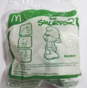 McDONALDS The Smurfs 2 Movie CLUMSY Happy Toy MINT 2013 Malaysia Sealed New McD