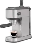 Compact Espresso Machine, Home Espresso Machine with Milk Frother, Stainless Ste