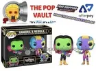 FUNKO POP VINYL MARVEL GUARDIANS OF THE GALAXY GAMORA & NEBULA BLACK LIGHT BNIB