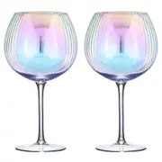 2pc Tempa Thalia 685ml Crystal Gin Glass Drinking Cocktail Glasses Set Opal