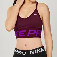 在飛比找蝦皮商城優惠-Nike Pro Indy 女款 酒紅 輕度 支撐 訓練 運