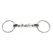 Metalab Twisted Mouthpiece Loose Ring Snaffle Bit