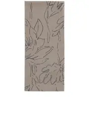 Brunello Cucinelli Magnolia Print Silk Scarf
