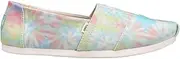 [TOMS] Alpargata Women's Classic Tie-Dye Print Flat Espadrille White Size 7