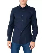 Antony Morato LongSleeve Shirt Classic Style - Shirts - Blue -Size 44
