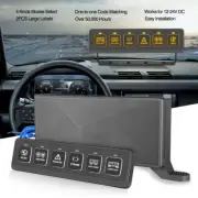 12V 24V 6 Gang On/Off Button Switch Panel Car Truck Boat Marine Offroad SUV UTV (for: Subaru)