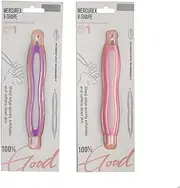 [3PCS] LYLAC Beauty - Double Headed V Shape Manicure Tool