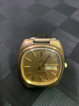 歐米茄OMEGA Seamaster Automatic 鍍金古董錶 經典黃金色系1012機芯機械錶 已經於1120105高雄整理完成自動上鍊 海馬 現在正常中