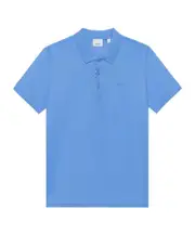 Pull-down short-sleeved POLO shirt XS blue