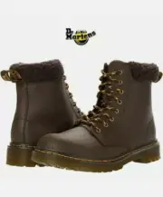 Dr. Martens 1460 Collar Dark Brown Size- US-2, Sz-US-Man's 4M - US Woman' 5M
