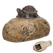 Hide a Spare Key, Turtle Key Hider, Rock Key Hider, Outdoor Waterproof Fake R...