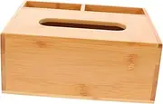 UTHCLO Box Wooden Tissue Holder Multi Use Napkin Storage Box for Office Stylish Desktop Napkin Container with Design for Easy Organization