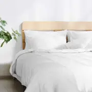 Royal Comfort Luxury Bamboo 250GSM Quilt And 2 Pack of Duck Feather Down Pillows Single White