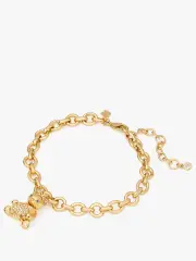 Oh What Fun Spade Teddy Charm Bracelet