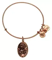 ALEX and ANI - Because I Love You Mom - PEONY Charm Bangle Bracelet