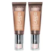 2x Revlon Photoready Candid Glow Foundation 22ml 270 Medium Beige