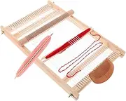 CORHAD Craft Loom Weaving Kit Boys and Girls Wooden Knitting Loom Preschool Educational Toy Fine Motor Skill Development Early Learning