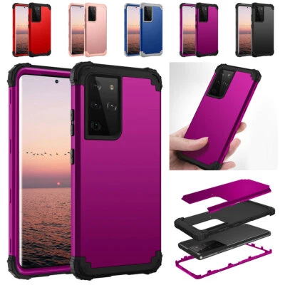 For Samsung Galaxy S21+ S21 Ultra S10 Note 20 Note 10 Rugged 360 Case Full Cover