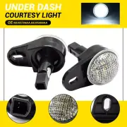 2x LED White Under Dash Footwell Courtesy Light For Jeep Grand Cherokee Wrangler (for: Jeep)