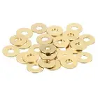 28Pcs Brass Flat Washer, M5 5 x 14 x 1mm Fenders Washers Assortment