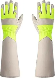 Long Gardening Gloves,Forearm Protection Sleeves - Forearm Protection Gardener Work Gloves for Yard, Garden, Agriculture