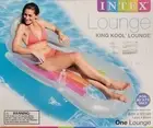 Intex King Kool Lounge Floating Swimming Pool Headrest & Cupholder 63"x33.5"