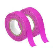 2Rolls 0.6inch x 32.8feet Neon Gaffers Cloth Tape Glow in the Dark Tape, Purple
