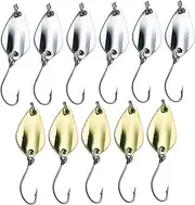 YARNOW Reusable Lure Sequins 16pcs Sinking Hooks Vivid Hooks for Fresh Water Fishing
