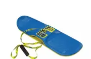 Airhead Snow Skate Shred Sled Snowboard W/Handle (Blue/Yellow) 27.7" x 9 " New