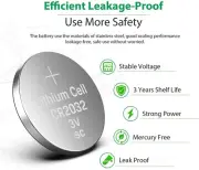 LiCB CR2032 3V Lithium Battery - 10 Pack
